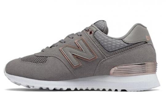 Для бега New Balance NB 574 Running Shoes Women's Low-Top Magnetic Gray WL574FSC