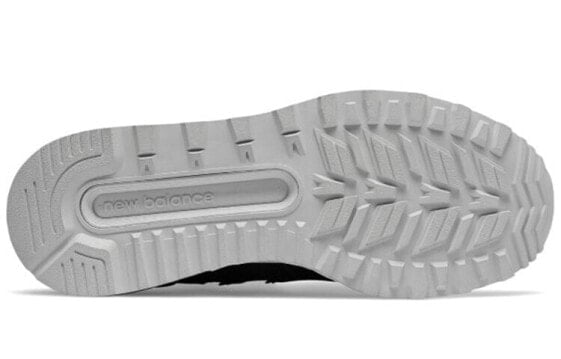 Для бега New Balance NB 574 Series Running Shoes Women's Low-Top Black Gray/Yellow WS574RD