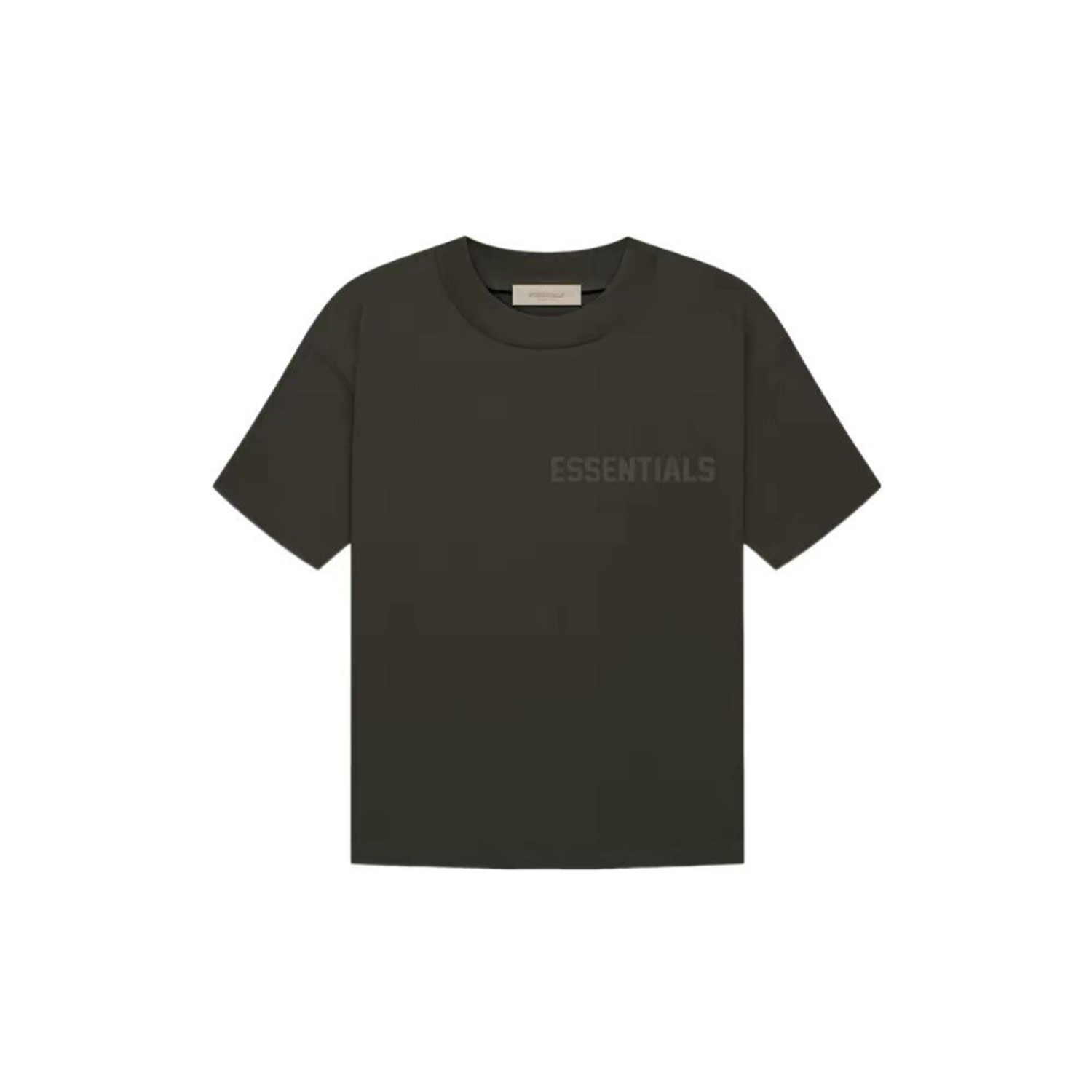 Футболка Fear of God Essentials FW22 Ss Tee Off Black (FOG-FW22-382)