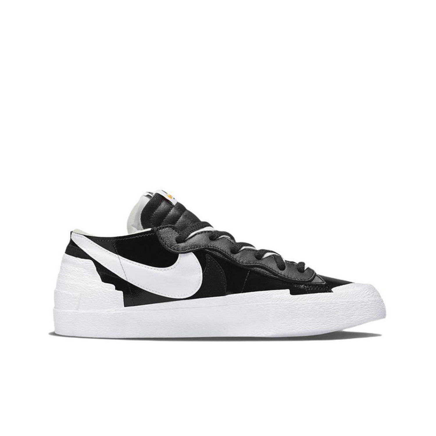 Sacai x Nike Blazer Low black patent leather (DM6443-001)