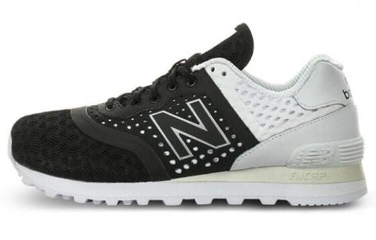 Для бега New Balance NB 574 Running Shoes Unisex Low-Top Black White MTL574MB