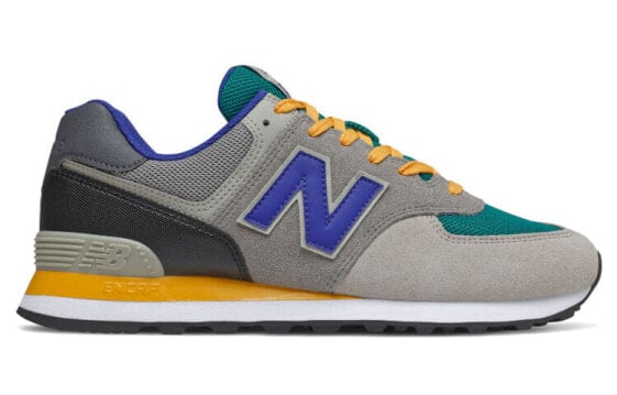 Для бега New Balance NB 574 Running Shoes Unisex Low-Top Gray Blue ML574MB2