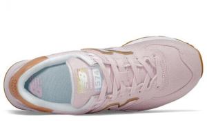 Для бега New Balance NB 574 Running Shoes Women's Low-Top Pink WL574SCA