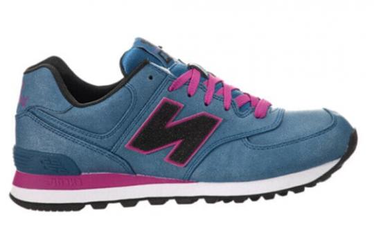 Для бега New Balance NB 574 Running Shoes Women's Low-Top Cobalt Blue/Rose Red WL574MBR