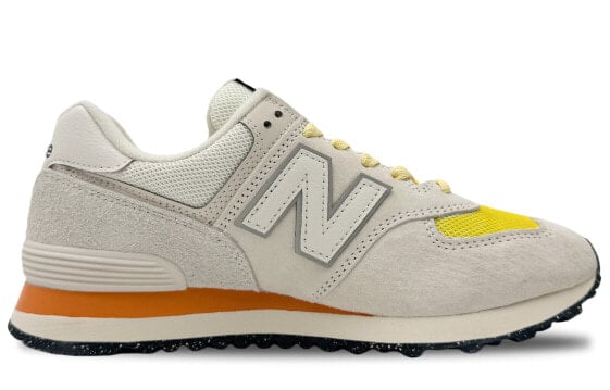 Для бега New Balance NB 574 Running Shoes Unisex Low-Top Orange/Grey U574LS2