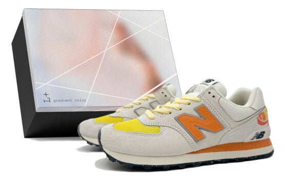 Для бега New Balance NB 574 Running Shoes Unisex Low-Top Orange/Grey U574LS2