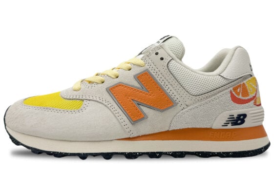 Для бега New Balance NB 574 Running Shoes Unisex Low-Top Orange/Grey U574LS2