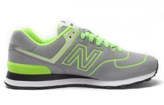 Для бега New Balance NB 574 Series Running Shoes Men Low-Top Gray/Green ML574NEY