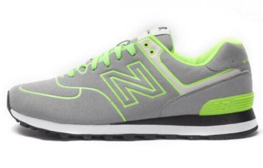 Для бега New Balance NB 574 Series Running Shoes Men Low-Top Gray/Green ML574NEY