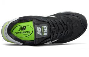 Для бега New Balance NB 574 Series Running Shoes Women's Low-Top Black White Green WL574CNA