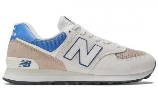 Для бега New Balance NB 574 Series Running Shoes Unisex Low-Top Beige Blue U574UY2