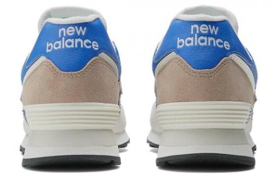 Для бега New Balance NB 574 Series Running Shoes Unisex Low-Top Beige Blue U574UY2