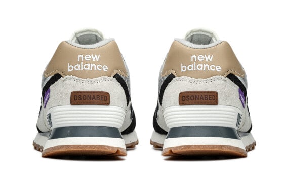 Для бега New Balance NB 574+ Running Shoes Unisex Low-Top Gray Blue ML574LGI