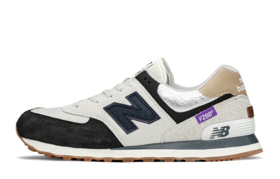 Для бега New Balance NB 574+ Running Shoes Unisex Low-Top Gray Blue ML574LGI