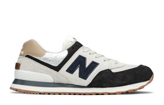 Для бега New Balance NB 574+ Running Shoes Unisex Low-Top Gray Blue ML574LGI