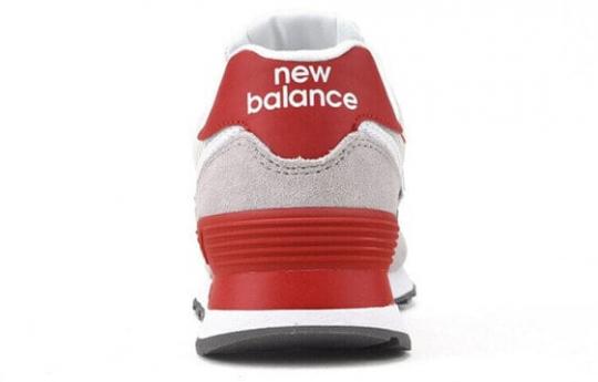 Для бега New Balance NB 574 Series Running Shoes Women's Low-Top Gray Red WL574WNB