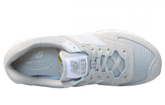 Для бега New Balance 574 Light Grey White ML574WB