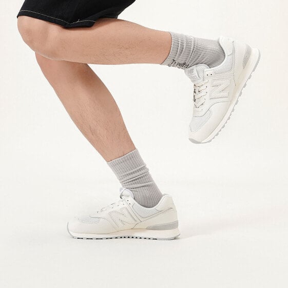 Для бега New Balance NB 574 Running Shoes Unisex Low-Top Light Gray ML574WP2