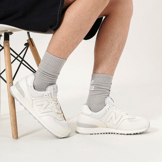 Для бега New Balance NB 574 Running Shoes Unisex Low-Top Light Gray ML574WP2