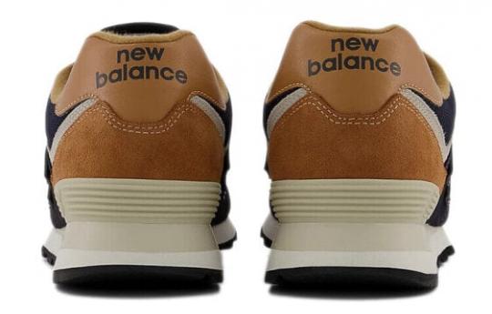 Для бега New Balance NB 574 Series Running Shoes Unisex Low-Top Blue/Brown ML574OT2