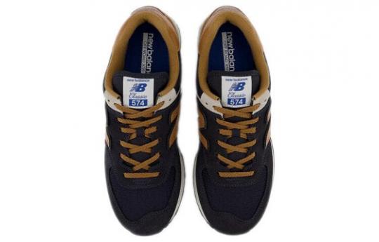 Для бега New Balance NB 574 Series Running Shoes Unisex Low-Top Blue/Brown ML574OT2