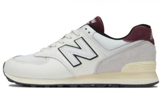 Для бега New Balance 574 White Burgundy U574YR2