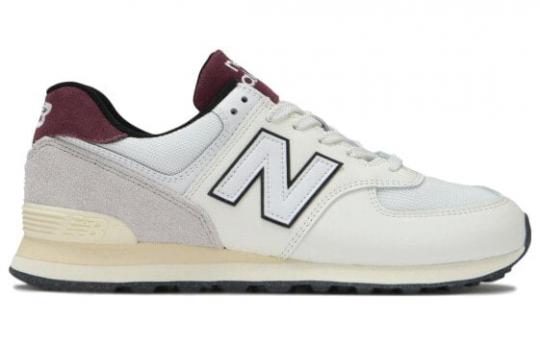 Для бега New Balance 574 White Burgundy U574YR2