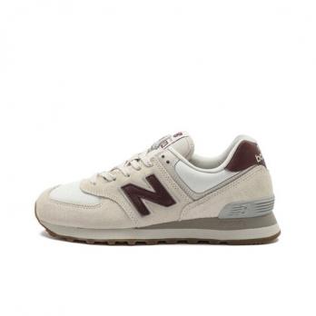 Для бега New Balance NB 574 Series Running Shoes Women's Low-Top Beige Brown WL574RCF