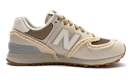 Для бега New Balance NB 574 Series Running Shoes Women's Low-Top Beige Brown WL574RCF