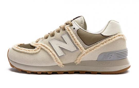 Для бега New Balance NB 574 Series Running Shoes Women's Low-Top Beige Brown WL574RCF