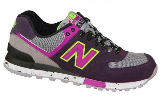 Для бега New Balance NB 574 Running Shoes Women's Low-Top Purple/Gray WL574OPP