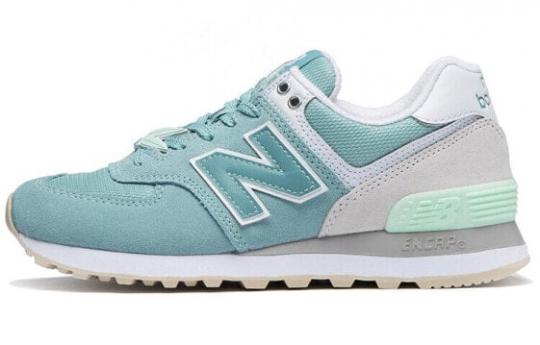 Для бега New Balance NB 574 Series Running Shoes Women's Low-Top Blue Gray WL574TAB