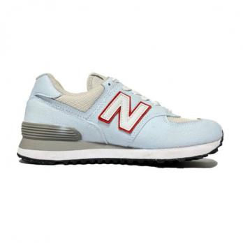 Для бега New Balance NB 574 Running Shoes Unisex Low-Top Red White ML574EVW