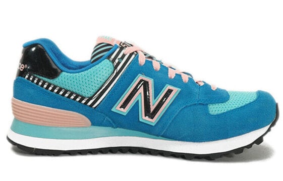 Для бега New Balance NB 574 Series Running Shoes Women's Low-Top Blue WL574BFL