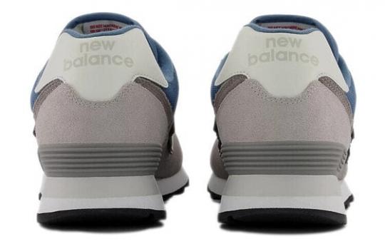 Для бега New Balance 574 Grey Navy White Leather ML574OW2