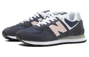 Для бега New Balance NB 574 Running Shoes Women's Low-Top Blue/Pink WL574BTC