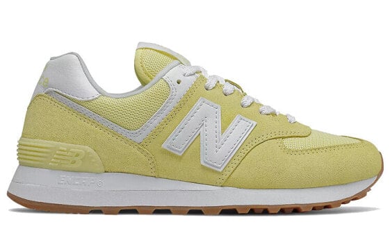 Для бега New Balance NB 574 Running Shoes Women's Low-Top Lemon WL574PK2