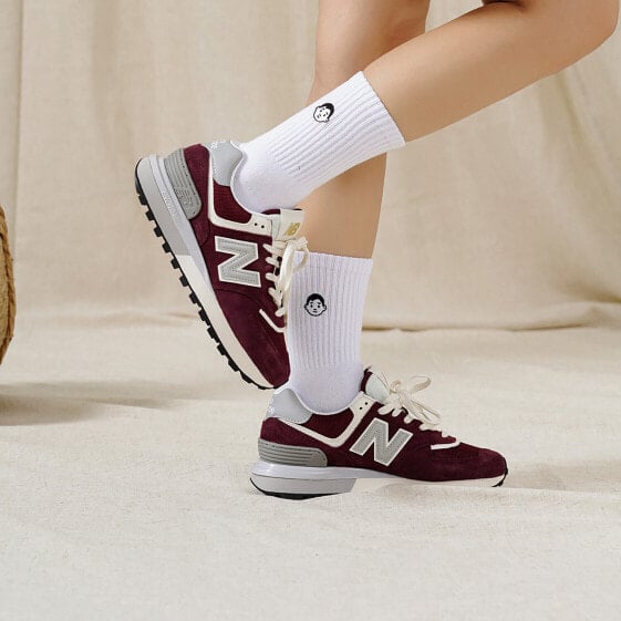 Для бега New Balance 574 Burgundy Silver U574LGAA