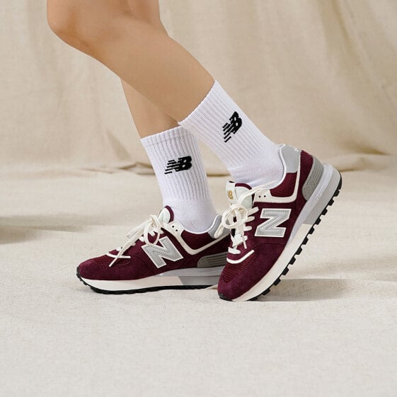 Для бега New Balance 574 Burgundy Silver U574LGAA