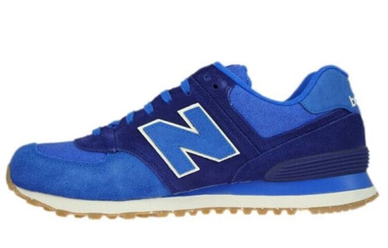 Для бега New Balance NB 574 Running Shoes Men Low-Top Vintage Blue ML574SEC