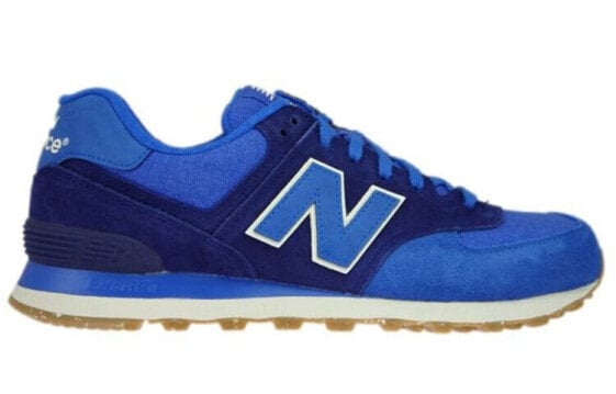 Для бега New Balance NB 574 Running Shoes Men Low-Top Vintage Blue ML574SEC