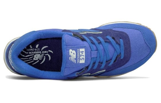 Для бега New Balance NB 574 Running Shoes Men Low-Top Vintage Blue ML574SEC