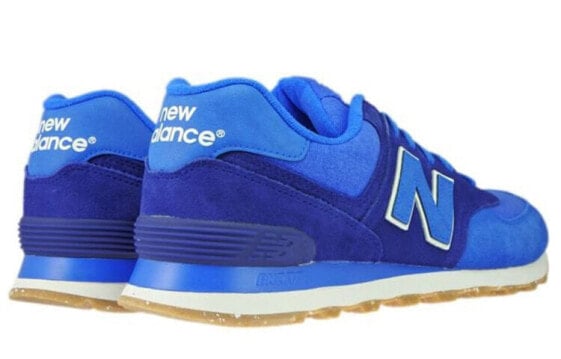 Для бега New Balance NB 574 Running Shoes Men Low-Top Vintage Blue ML574SEC