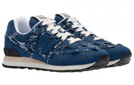 Кроссовки New Balance 574 MIU MIU Denim Women's 5E765D_3