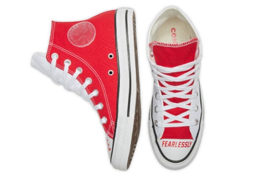 Кроссовки Converse Chuck Taylor All Star Canvas Shoes Women's High-Top Red White 567310C