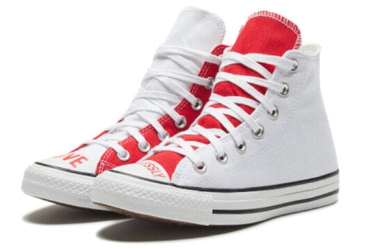 Кроссовки Converse Chuck Taylor All Star Canvas Shoes Women's High-Top Red White 567310C