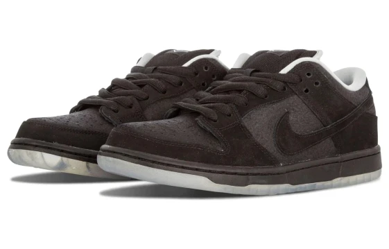 Nike Dunk Anti Slip Wear Resistant Low Top Skateboard Shoes Unisex Black White Green DD1391-100（team-883森林奇遇）