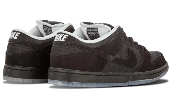 Nike Dunk Anti Slip Wear Resistant Low Top Skateboard Shoes Unisex Black White Green DD1391-100（team-883森林奇遇）