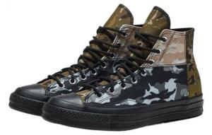 Кеды Converse Chuck Taylor All Star 70 Hi Patchwork Blocked Camo Black 165912C