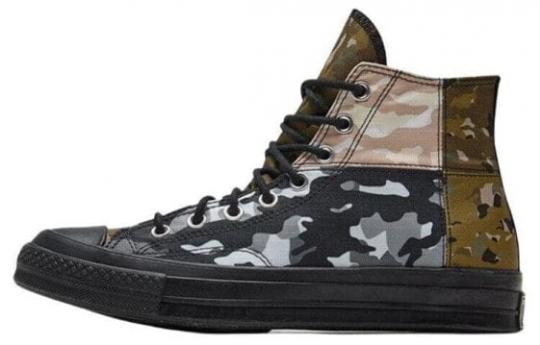 Кеды Converse Chuck Taylor All Star 70 Hi Patchwork Blocked Camo Black 165912C